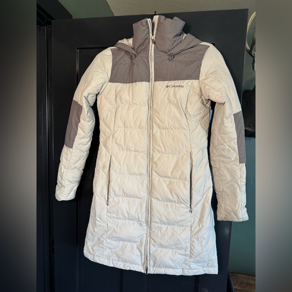 Columbia Jackets & Blazers - Columbia Gray Hooded Puffer Jacket